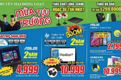 Trần Anh tặng quà mùa tựu trường